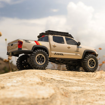 Axial SCX30 Toyota Tacoma TRD Pro 1/30 4WD RTR Scale Mini Crawler (Dark Earth) w/2.4GHz Radio, Battery & Charger  AXI-3289T2