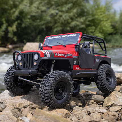 Axial SCX10 III Jeep CJ-7 V2 1/10 RTR 4WD Brushed Rock Crawler (Red) w/2.4GHz Transmitter AXI03008V2T1