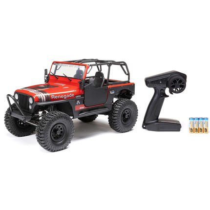 Axial SCX10 III Jeep CJ-7 V2 1/10 RTR 4WD Brushed Rock Crawler (Red) w/2.4GHz Transmitter AXI03008V2T1