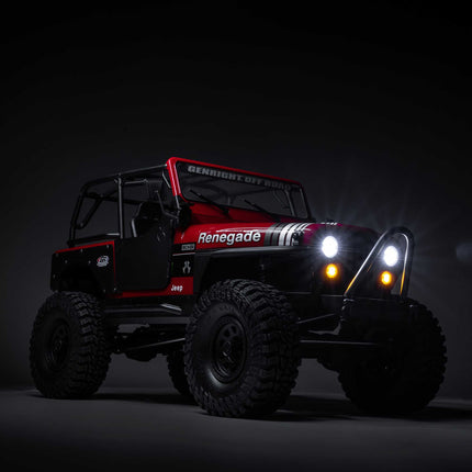 Axial SCX10 III Jeep CJ-7 V2 1/10 RTR 4WD Brushed Rock Crawler (Red) w/2.4GHz Transmitter AXI03008V2T1