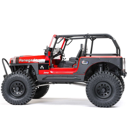 Axial SCX10 III Jeep CJ-7 V2 1/10 RTR 4WD Brushed Rock Crawler (Red) w/2.4GHz Transmitter AXI03008V2T1