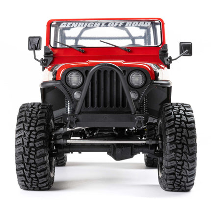 Axial SCX10 III Jeep CJ-7 V2 1/10 RTR 4WD Brushed Rock Crawler (Red) w/2.4GHz Transmitter AXI03008V2T1