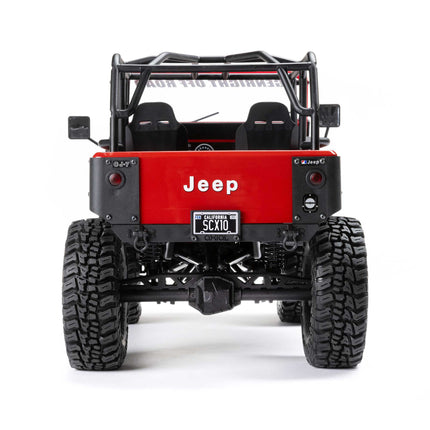 Axial SCX10 III Jeep CJ-7 V2 1/10 RTR 4WD Brushed Rock Crawler (Red) w/2.4GHz Transmitter AXI03008V2T1