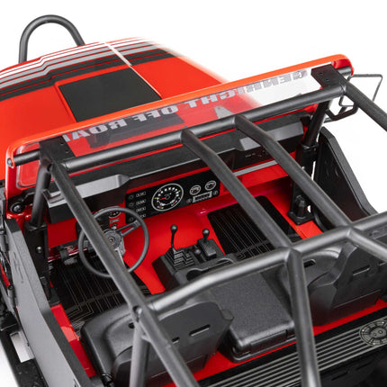 Axial SCX10 III Jeep CJ-7 V2 1/10 RTR 4WD Brushed Rock Crawler (Red) w/2.4GHz Transmitter AXI03008V2T1