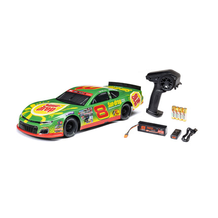 Losi 1/12 Chevrolet ZL1 Asphalt Late Model Grom AWD RTR On-Road Car (Sun Drop) w/2.4GHz Transmitter, Battery, & Charger  LOS-3104T1