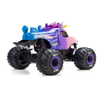 Losi 1/18 Mini LMT 4x4 Brushed RTR Monster Truck (Sparkle Smash) w/SLT2 2.4GHz Radio, Battery & Charger LOS01026T5