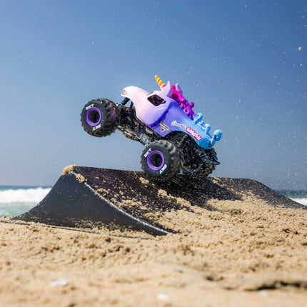 Losi 1/18 Mini LMT 4x4 Brushed RTR Monster Truck (Sparkle Smash) w/SLT2 2.4GHz Radio, Battery & Charger LOS01026T5