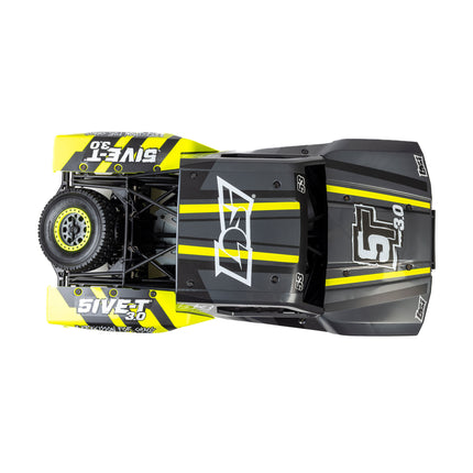 Losi 5IVE-TG 3.0 1/5 4WD RTR Gas Desert Truck (Grey/Yellow) w/2.4GHz Radio & 35.2cc Gasoline Engine LOS05025