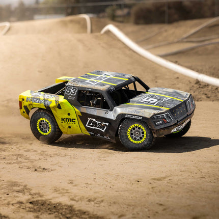 Losi 5IVE-TG 3.0 1/5 4WD RTR Gas Desert Truck (Grey/Yellow) w/2.4GHz Radio & 35.2cc Gasoline Engine LOS05025