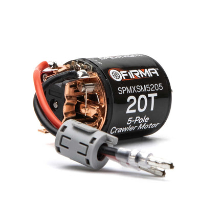Spektrum Firma 20T Rebuildable 5-Pole Brushed Crawler Motor SPMXSM5205