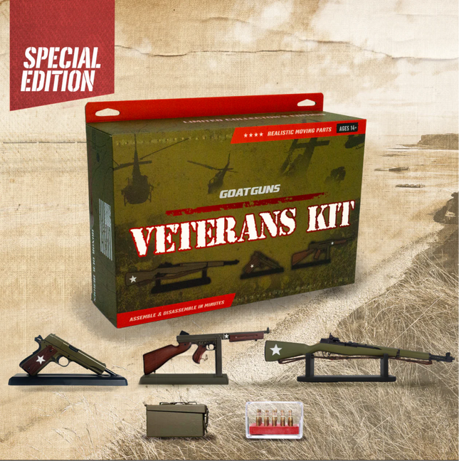 Goat Guns OD Green Veteran Kit 3 pack Special Edition GOAKIT-VETERAN