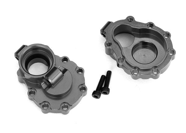 Traxxas 8253A TRX-4 Aluminum Rear Inner Portal Drive Housing Set Charcoal Grey TRA8253A