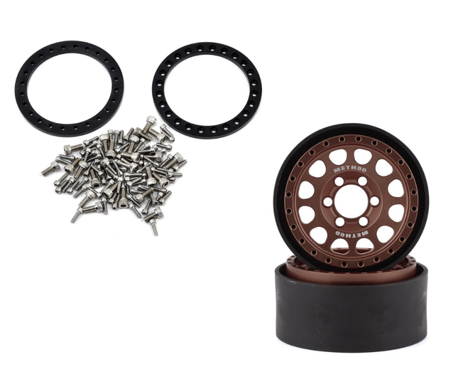 Vanquish Products Method 105 1.9" Beadlock Crawler Wheel (Various Colors) (2)