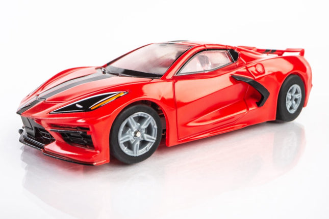 Corvette C8, Torch Red, HO Scale Slot Car AFX22011