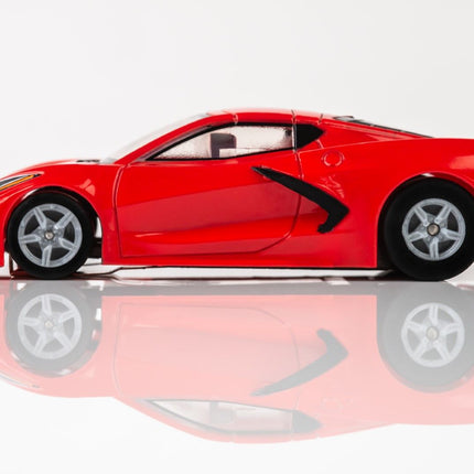 Corvette C8, Torch Red, HO Scale Slot Car AFX22011
