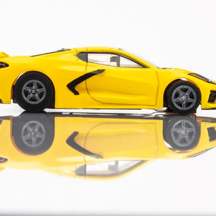 Corvette C8, Accelerate Yellow, HO Scale Slot Car AFX22013
