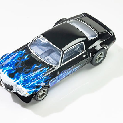 1973 Camaro Wildfire, Black/Blue, HO Scale Slot Car AFX22046