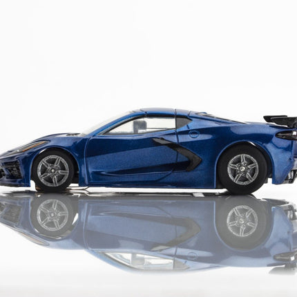 Corvette C8 Riptide Blue Metallic Slot Car AFX22094
