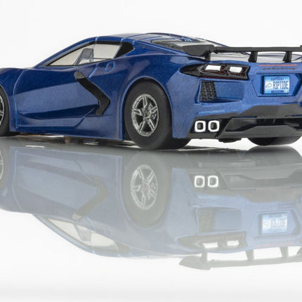 Corvette C8 Riptide Blue Metallic Slot Car AFX22094