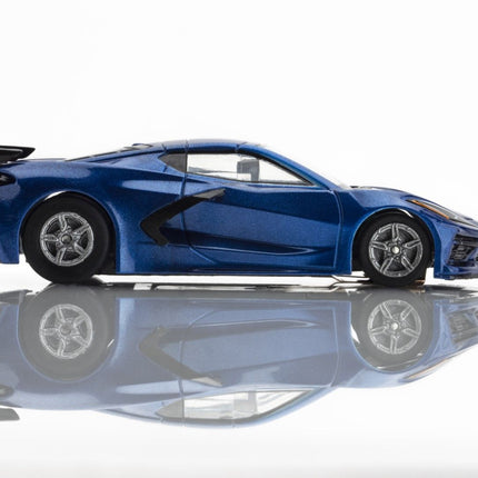 Corvette C8 Riptide Blue Metallic Slot Car AFX22094