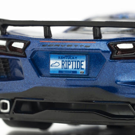 Corvette C8 Riptide Blue Metallic Slot Car AFX22094