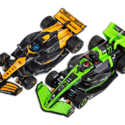 AFX Champions Raceway 2024 Formula Slot Car Track Set w/Two 2024 Formula Cars (LWB) (Mega G+) AFX22122