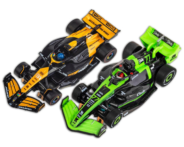 AFX Champions Raceway 2024 Formula Slot Car Track Set w/Two 2024 Formula Cars (LWB) (Mega G+) AFX22122