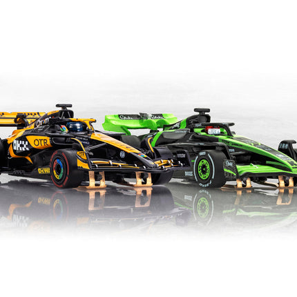 AFX Champions Raceway 2024 Formula Slot Car Track Set w/Two 2024 Formula Cars (LWB) (Mega G+) AFX22122
