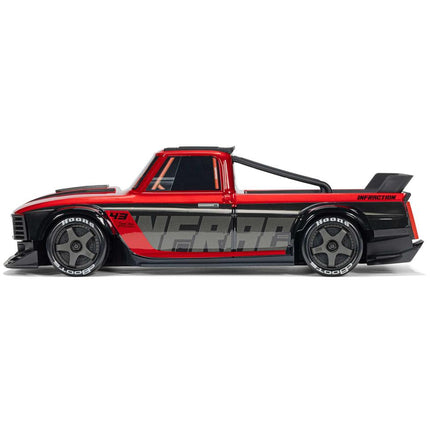 Arrma Infraction Grom 3S BLX 1/12 4WD RTR Brushless Street Bash Truck (Red/Black) w/2.4GHz Radio, DSC, Battery & Charger ARA2315ST1