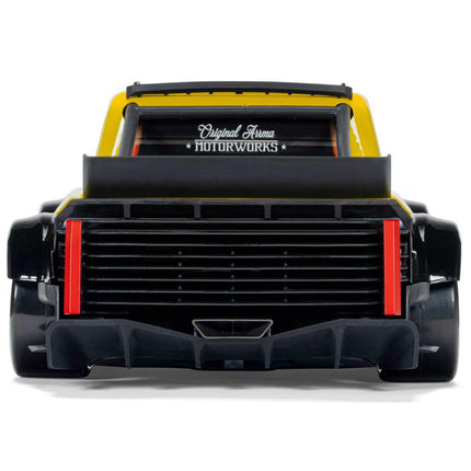 Arrma Infraction Grom 3S BLX 1/12 4WD RTR Brushless Street Bash Truck (Yellow/Black) w/2.4GHz Radio, DSC, Battery & Charger ARA2315ST2