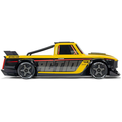 Arrma Infraction Grom 3S BLX 1/12 4WD RTR Brushless Street Bash Truck (Yellow/Black) w/2.4GHz Radio, DSC, Battery & Charger ARA2315ST2