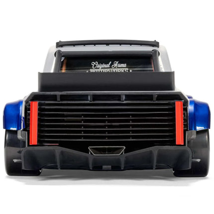 Arrma Infraction Grom 3S BLX 1/12 4WD RTR Brushless Street Bash Truck (White/Blue) w/2.4GHz Radio & DSC ARA2315T1
