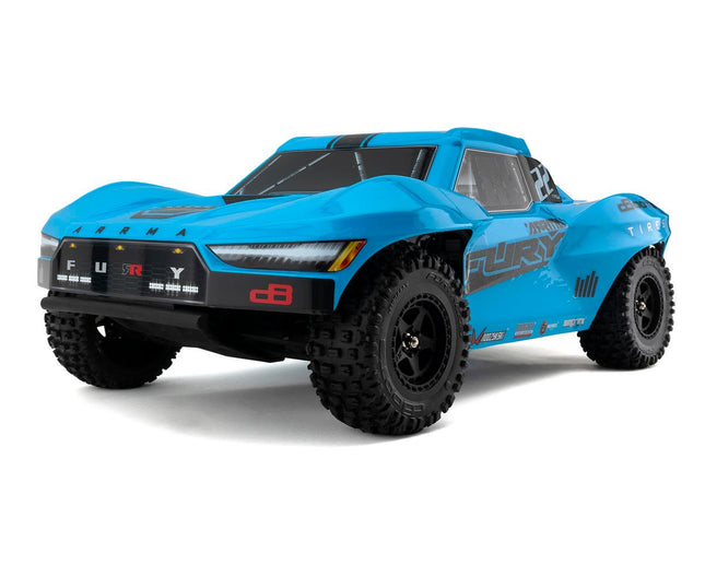 Arrma 1/10 FURY 2WD RTR Brushed Short Course Truck Battery/Charger Included Blue ARA3221ST2