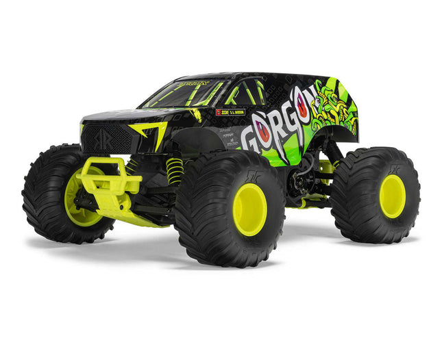 Arrma Gorgon 4X2 MEGA 550 Brushed Monster Truck 1/10 RTR Yellow ARA3230ST1