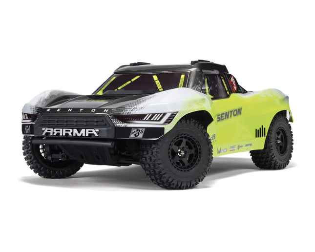 Arrma 1/10 SENTON 4X4 223S BLX Brushless Short Course Truck RTR With DSC, Yellow ARA4303V4T1