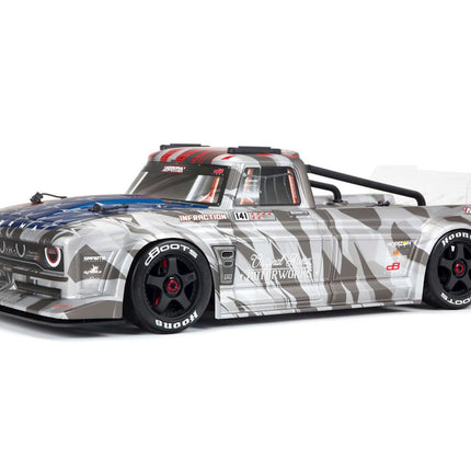 Arrma Infraction V2 6S BLX Brushless 1/7 RTR 4WD Street Bash Truck Silver ARA7615V2T2