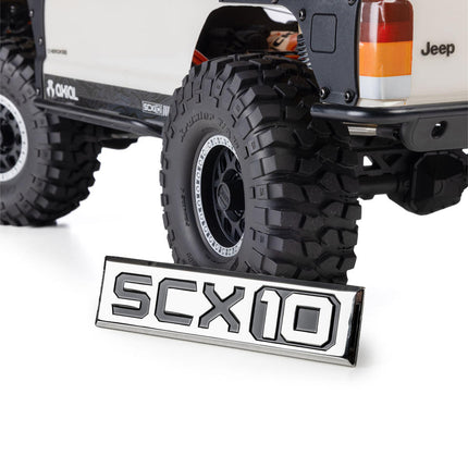Axial SCX10 III Jeep Cherokee XJ 1/10 RTR 4WD Electric Trail Rock Crawler (Stone White) w/2.4GHz Radio AXI-2037T2