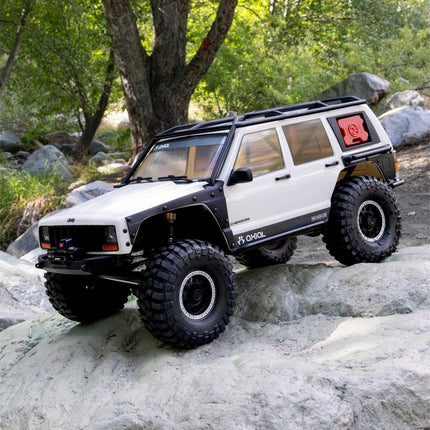 Axial SCX10 III Jeep Cherokee XJ 1/10 RTR 4WD Electric Trail Rock Crawler (Stone White) w/2.4GHz Radio AXI-2037T2