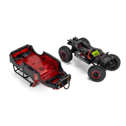 Axial SCX30 Jeep CJ-7 Renegade 1/30 4WD RTR Scale Mini Crawler (Crawler Version) (Red) w/2.4GHz Radio, Battery & Charger AXI-3273T1