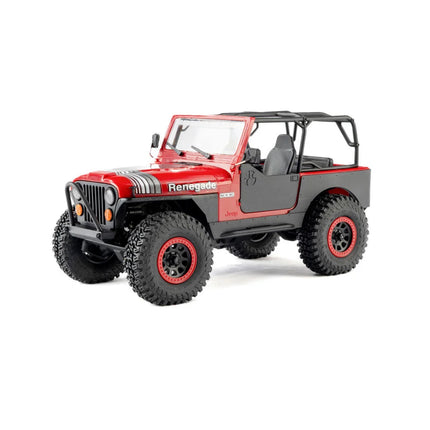Axial SCX30 Jeep CJ-7 Renegade 1/30 4WD RTR Scale Mini Crawler (Crawler Version) (Red) w/2.4GHz Radio, Battery & Charger AXI-3273T1
