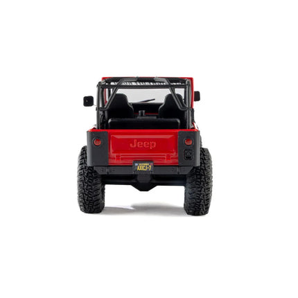 Axial SCX30 Jeep CJ-7 Renegade 1/30 4WD RTR Scale Mini Crawler (Crawler Version) (Red) w/2.4GHz Radio, Battery & Charger AXI-3273T1