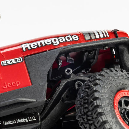 Axial SCX30 Jeep CJ-7 Renegade 1/30 4WD RTR Scale Mini Crawler (Crawler Version) (Red) w/2.4GHz Radio, Battery & Charger AXI-3273T1