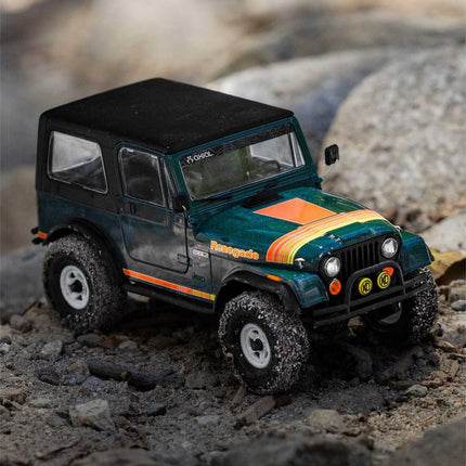 Axial SCX30 Jeep CJ-7 Renegade 1/30 4WD RTR Scale Mini Crawler (Classic Version) (Green) w/2.4GHz Radio, Battery & Charger  AXI-3273T2