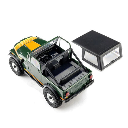 Axial SCX30 Jeep CJ-7 Renegade 1/30 4WD RTR Scale Mini Crawler (Classic Version) (Green) w/2.4GHz Radio, Battery & Charger  AXI-3273T2