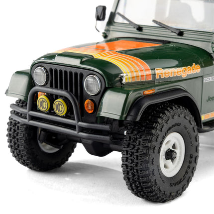 Axial SCX30 Jeep CJ-7 Renegade 1/30 4WD RTR Scale Mini Crawler (Classic Version) (Green) w/2.4GHz Radio, Battery & Charger  AXI-3273T2