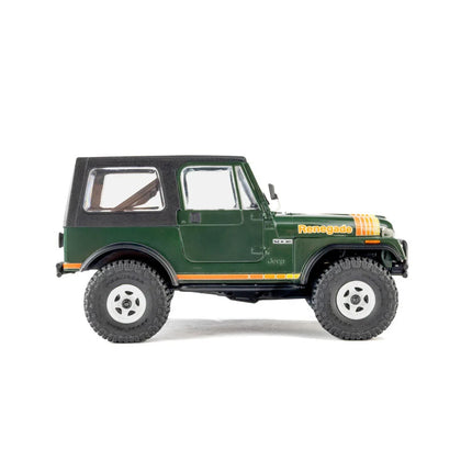 Axial SCX30 Jeep CJ-7 Renegade 1/30 4WD RTR Scale Mini Crawler (Classic Version) (Green) w/2.4GHz Radio, Battery & Charger  AXI-3273T2