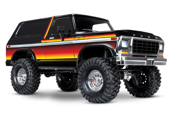 Traxxas TRX-4® 1/10 Trail Crawler Truck w/1979 Bronco Clipless Body (Red) w/TQi™ 2.4GHz Radio TRA82246-4