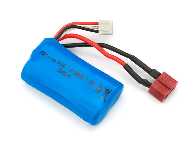 BlackZon Battery Pack Li-ion 7.4V 800mAh with T-Plug, Slyder BZN540037