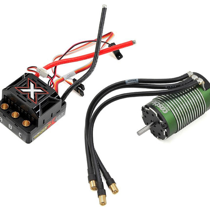Castle Creations 010-0145-05 Monster X 1/8 Brushless ESC Combo w/1512 4-Pole Motor 1800Kv CSE010014505