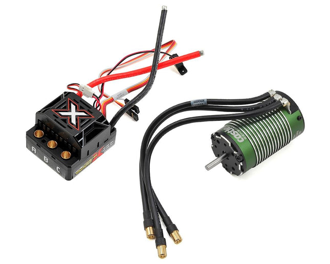 Castle Creations 010-0145-05 Monster X 1/8 Brushless ESC Combo w/1512 4-Pole Motor 1800Kv CSE010014505